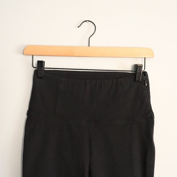 Wilfred Free Women's Black Sz 2 Straight Leg Casual Side Zip High Rise Pants - Picture 3 of 11